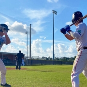 Wood Bat Baseball in Town